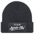Damen Beanie Patch Skifahren Strickmütze mit Spruch Team Après Ski Aufdruck Lustig Damenmütze Moonworks®preview