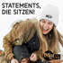 Damen Beanie Patch Spruch Need Money for Après-Ski Strickmütze bedruckt Aufdruck Lustig Damenmütze Moonworks®preview