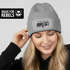 Damen Beanie Patch Spruch Need Money for Après-Ski Strickmütze bedruckt Aufdruck Lustig Damenmütze Moonworks®preview