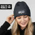 Damen Beanie Patch Spruch Need Money for Après-Ski Strickmütze bedruckt Aufdruck Lustig Damenmütze Moonworks®preview