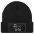 Damen Beanie Patch Strickmütze Bulldogge Polygon Design Hund Geschenk Hundebesitzerin Damenmütze Moonworks®preview