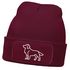 Damen Beanie Patch Strickmütze Labrador Polygon Design Geschenk Hundebesitzerin Damenmütze Moonworks®preview