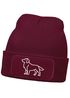 Damen Beanie Patch Strickmütze Labrador Polygon Design Geschenk Hundebesitzerin Damenmütze Moonworks®preview