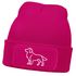 Damen Beanie Patch Strickmütze Labrador Polygon Design Geschenk Hundebesitzerin Damenmütze Moonworks®preview