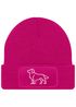 Damen Beanie Patch Strickmütze Labrador Polygon Design Geschenk Hundebesitzerin Damenmütze Moonworks®preview