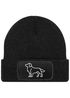 Damen Beanie Patch Strickmütze Labrador Polygon Design Geschenk Hundebesitzerin Damenmütze Moonworks®preview