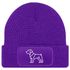Damen Beanie Patch Strickmütze Pitbull Polygon Design Hund Geschenk Hundebesitzerin Damenmütze Moonworks®preview