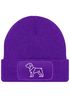 Damen Beanie Patch Strickmütze Pitbull Polygon Design Hund Geschenk Hundebesitzerin Damenmütze Moonworks®preview