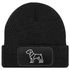 Damen Beanie Patch Strickmütze Pitbull Polygon Design Hund Geschenk Hundebesitzerin Damenmütze Moonworks®preview