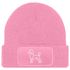 Damen Beanie Patch Strickmütze Pudel Polygon Design Hund Geschenk Hundebesitzerin Damenmütze Moonworks®preview