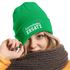 Damen Beanie Patch Strickmütze Spruch Karneval Fasching Aufdruck Lustig Damenmütze Moonworks®preview