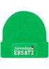 Damen Beanie Patch Strickmütze Spruch Karneval Fasching Aufdruck Lustig Damenmütze Moonworks®preview