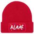 Damen Beanie Patch Strickmütze Spruch Karneval Fasching Aufdruck Lustig Damenmütze Moonworks®preview