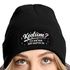 Damen Beanie Patch Strickmütze Spruch Karneval Fasching Aufdruck Lustig Damenmütze Moonworks®preview