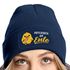 Damen Beanie Patch Strickmütze Spruch Meme Lustig Psychisch am Ente Damenmütze Moonworks®preview