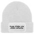 Damen Beanie Patch Strickmütze Wintermütze Spruch Lustig Kann Spuren von Spritz enthalten Geschenk Party Damenmütze Moonworks®preview