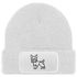 Damen Beanie Patch Strickmütze Yorkshire Terrier Polygon Design Hund Geschenk Hundebesitzerin Damenmütze Moonworks®preview