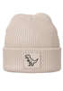 Damen Beanie Patch T-Rex Polygon Dino Aufdruck Print Wintermütze Strickmütze Frauen Neverless®preview