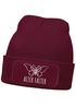 Damen Beanie Patch Wortspiel Alter Falter Strickmütze mit Spruch Aufdruck Lustig Damenmütze Moonworks®preview
