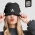 Damen Beanie Strickmütze mit Aufdruck Pirat Totenkopf Statement Accessoires Streetwear Strickbeanie mit Patch Moonworks®preview