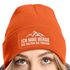 Damen Beanie Strickmütze mit Patch Ich mag Berge Spruch Aufdruck Lustig Natur Outdoor Damenmütze Moonworks®preview