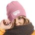 Damen Beanie Strickmütze mit Spruch Ich mag Bäume Aufdruck Misanthrop Lustig Damenmütze Moonworks®preview