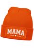 Damen Beanie Strickmütze mit Spruch Mama since und Jahreszahl personalisiert Aufdruck anpassbar Damenmütze Moonworks®preview