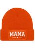 Damen Beanie Strickmütze mit Spruch Mama since und Jahreszahl personalisiert Aufdruck anpassbar Damenmütze Moonworks®preview