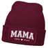 Damen Beanie Strickmütze mit Spruch Mama since und Jahreszahl personalisiert Aufdruck anpassbar Damenmütze Moonworks®preview