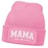 Damen Beanie Strickmütze mit Spruch Mama since und Jahreszahl personalisiert Aufdruck anpassbar Damenmütze Moonworks®preview