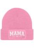 Damen Beanie Strickmütze mit Spruch Mama since und Jahreszahl personalisiert Aufdruck anpassbar Damenmütze Moonworks®preview