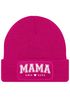 Damen Beanie Strickmütze mit Spruch Mama since und Jahreszahl personalisiert Aufdruck anpassbar Damenmütze Moonworks®preview