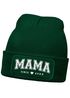 Damen Beanie Strickmütze mit Spruch Mama since und Jahreszahl personalisiert Aufdruck anpassbar Damenmütze Moonworks®preview
