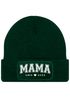 Damen Beanie Strickmütze mit Spruch Mama since und Jahreszahl personalisiert Aufdruck anpassbar Damenmütze Moonworks®preview