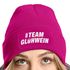 Damen Beanie Strickmütze mit Spruch Team Glühwein Aufdruck Lustig Damenmütze Wintermütze Moonworks®preview