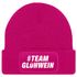 Damen Beanie Strickmütze mit Spruch Team Glühwein Aufdruck Lustig Damenmütze Wintermütze Moonworks®preview