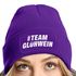 Damen Beanie Strickmütze mit Spruch Team Glühwein Aufdruck Lustig Damenmütze Wintermütze Moonworks®preview