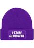 Damen Beanie Strickmütze mit Spruch Team Glühwein Aufdruck Lustig Damenmütze Wintermütze Moonworks®preview