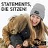 Damen Beanie Strickmütze mit Spruch Vino Digga Aufdruck Lustig Damenmütze Geschenkidee Weintrinker Moonworks®preview