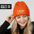Damen Beanie - Team Aperol - Patch Strickmütze mit Spruch Aufdruck Lustig Damenmütze Acessoires Gruppenoutfit Moonworks®preview