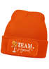 Damen Beanie - Team Aperol - Patch Strickmütze mit Spruch Aufdruck Lustig Damenmütze Acessoires Gruppenoutfit Moonworks®preview