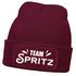 Damen Beanie Team Spritz Strickmütze mit Spruch Party JGA Aufdruck Lustig Damenmütze Herbst Winter Moonworks®preview