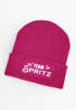 Damen Beanie Team Spritz Strickmütze mit Spruch Party JGA Aufdruck Lustig Damenmütze Herbst Winter Moonworks®preview