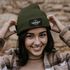 Damen Beanie Wintermütze mit Patch Airforce Army Military Vintage Design Aufdruck Print Strickmütze Neverless®preview