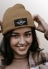 Damen Beanie Wintermütze mit Patch Airforce Army Military Vintage Design Aufdruck Print Strickmütze Neverless®preview
