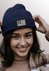 Damen Beanie Wintermütze mit Patch Amerika USA Flagge Aufdruck Print Strickmütze  Fashion Neverless®preview