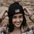 Damen Beanie Wintermütze mit Patch Amerika USA Flagge Aufdruck Print Strickmütze  Fashion Neverless®preview