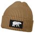 Damen Beanie Wintermütze mit Patch Bär Lineart Polygon Natur Outdoor Aufdruck Print Strickmütze Neverless®preview