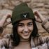 Damen Beanie Wintermütze mit Patch Hirsch Polygon Design Aufdruck Print Strickmütze Outdoor Fashion Frauen Neverless®preview