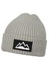 Damen Beanie Wintermütze mit Patch Mountain Badge Berge Outdoor Aufdruck Print Strickmütze Wandern Neverless®preview